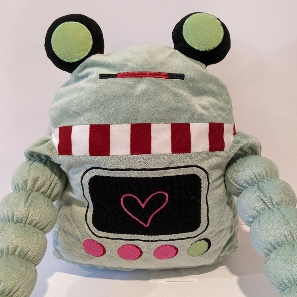 Ikea LATTJO green robot plush 14” - Picture 2 of 7